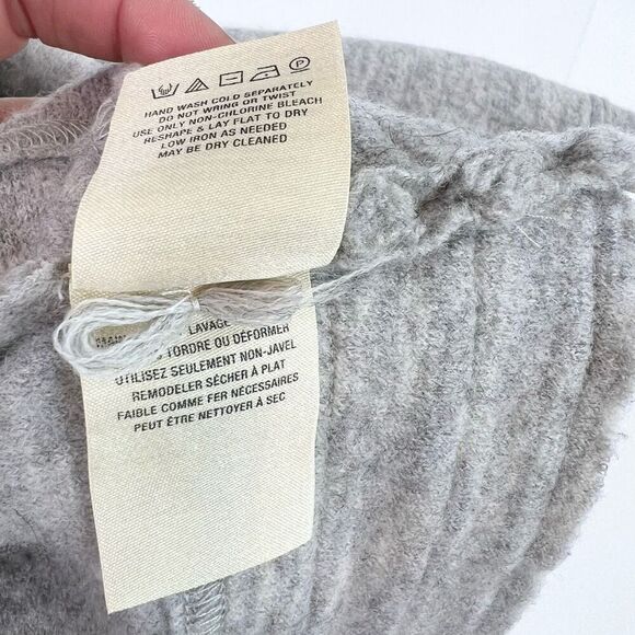 Sleeping On Snow Sweater Womens Small Gray Turtle Neck wool alpaca cabin cozy - Picture 9 of 12